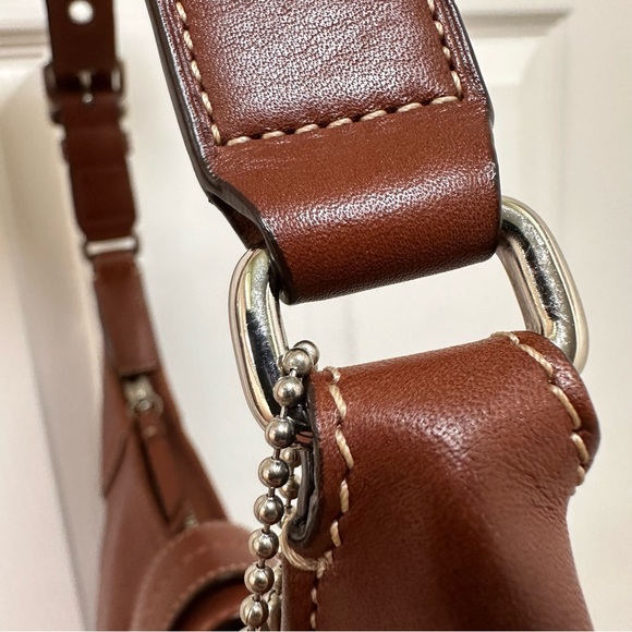 Coach Hamilton Y2K Hobo in Cognac Leather with Buckle Closure LIKE NEW - Picture 10 of 16